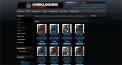 Desktop Screenshot of overclockers.co.nz