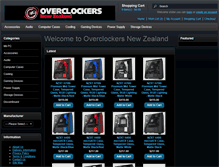 Tablet Screenshot of overclockers.co.nz