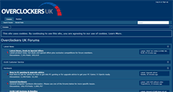 Desktop Screenshot of forums.overclockers.co.uk