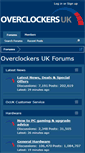 Mobile Screenshot of forums.overclockers.co.uk