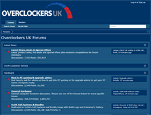 Tablet Screenshot of forums.overclockers.co.uk